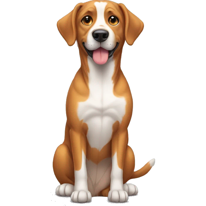 Dog sit down emoji