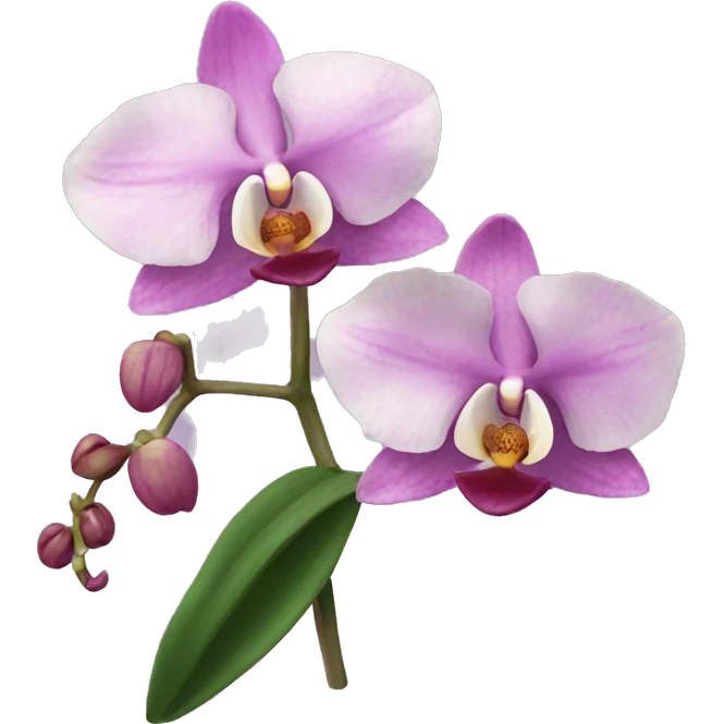 orchids emoji
