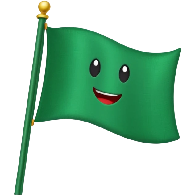 Green flag  emoji