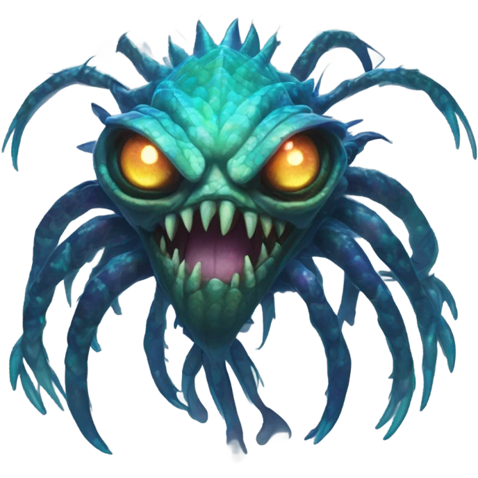 A marvelous yet terrifying creature emoji