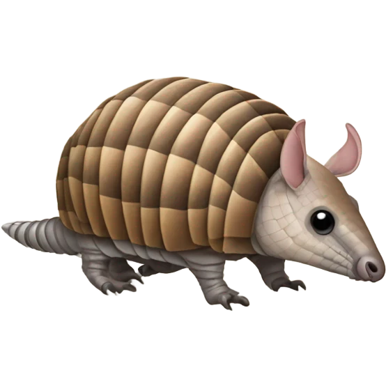 Nine banded armadillo emoji