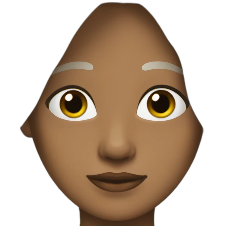 Femme brune Blanche emoji