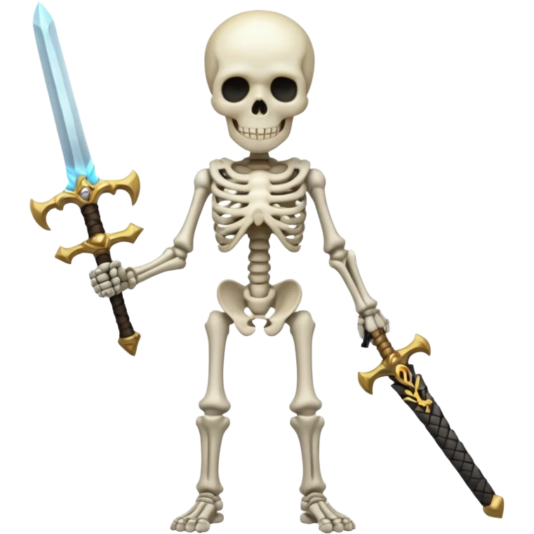 Skeleton with gsword  emoji
