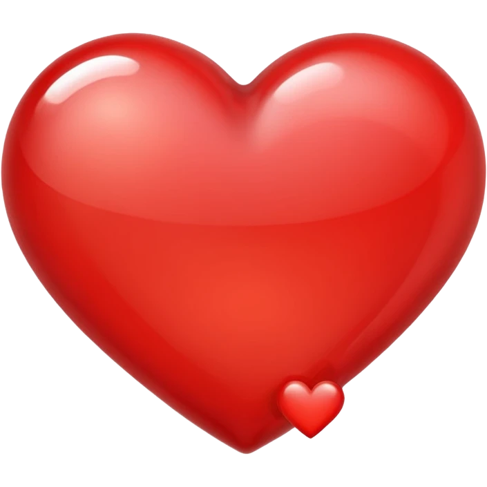 There's a red heart inside the thought thinking bubble more cutie  emoji