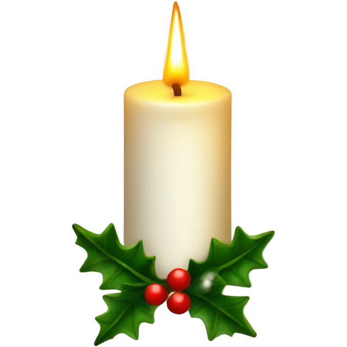 christmas candle emoji