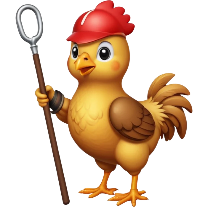 chicken jockey emoji