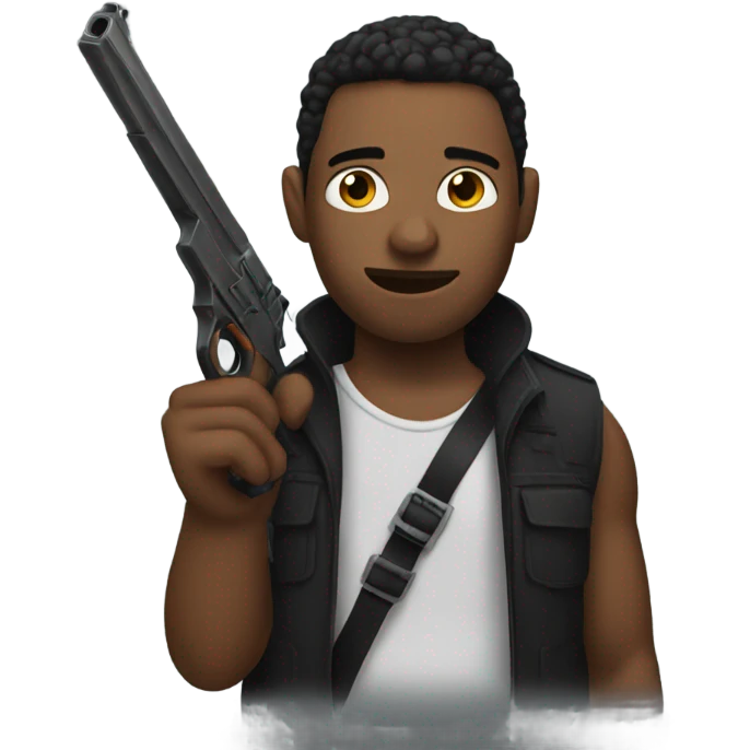 YN with gun emoji