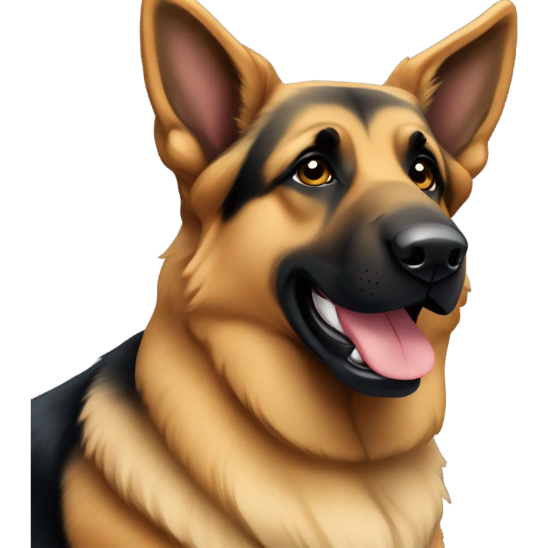 german shepherd  emoji