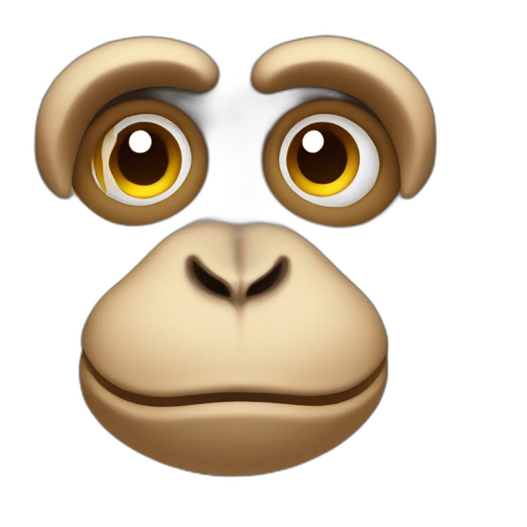 sad monkey emoji