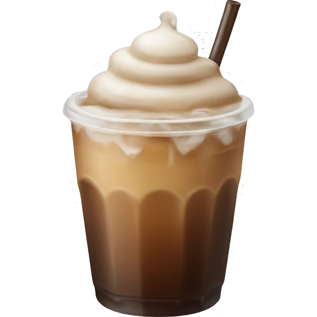 Iced coffee  emoji