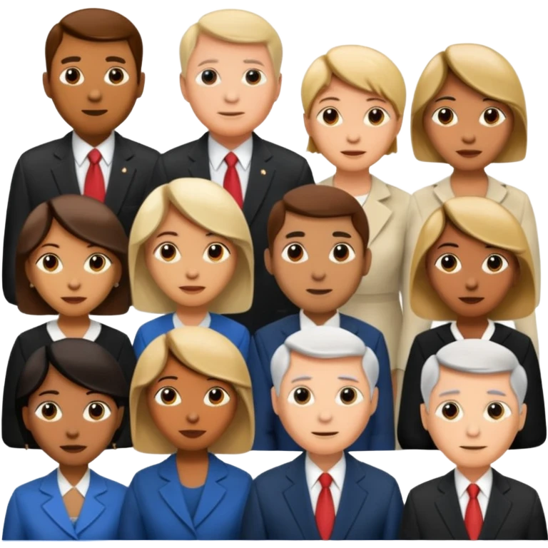 two thirds members of the senate and the house of representatives in congress emoji
