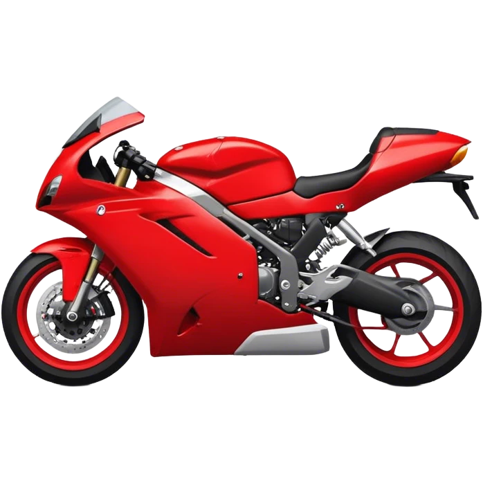 red sportsbike emoji