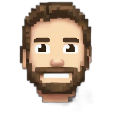 Mr beast pixelart logo emoji