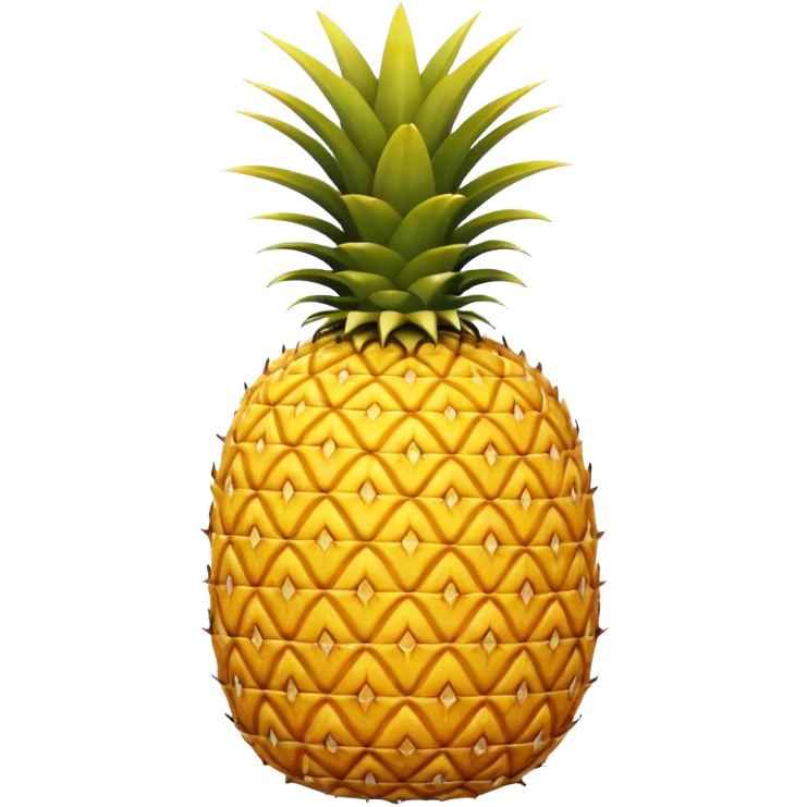 Upside down pineapple with no background emoji