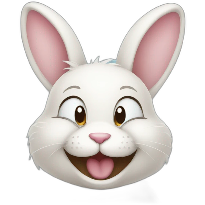 smiling bunny emoji