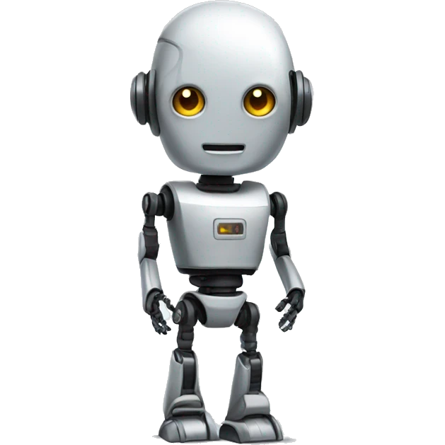 a modern style robot emoji