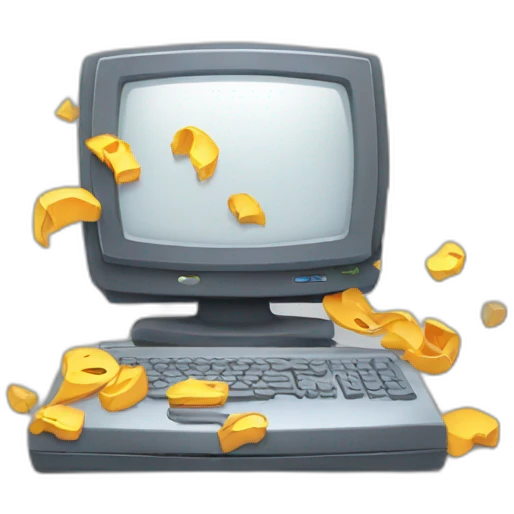 computer broken emoji