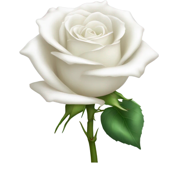 white rose emoji