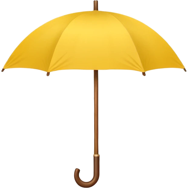 Yellow umbrella emoji