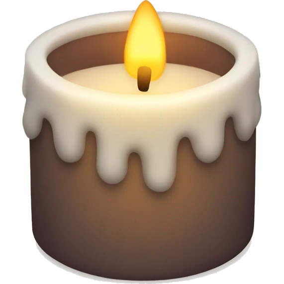 Cozy candle  emoji