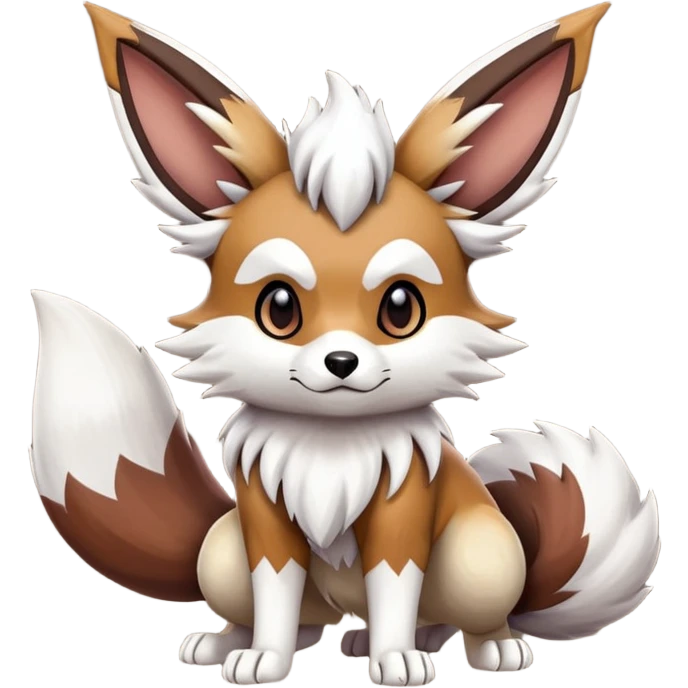 Furret-Lycanroc-Eevee-Hybrid (Full body) emoji