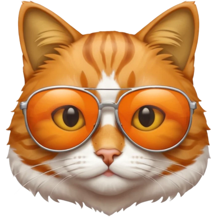 Cat wearing sunglasses emoji