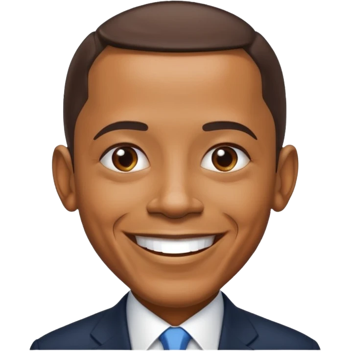 "Create a realistic portrait of Obama with natural lighting & soft background." emoji