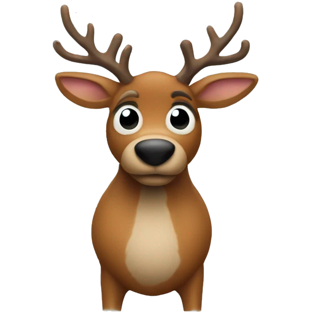 Rankin style Rudolph the red nosed reindeer  emoji