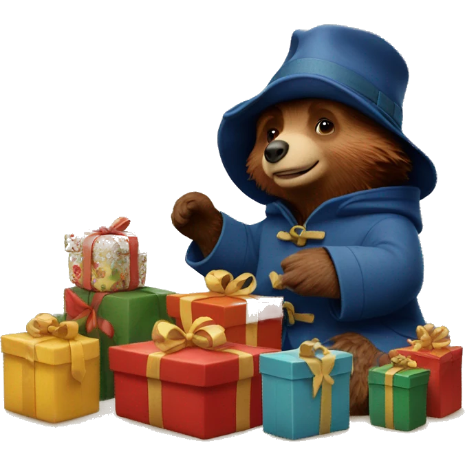 Paddington opening presents emoji