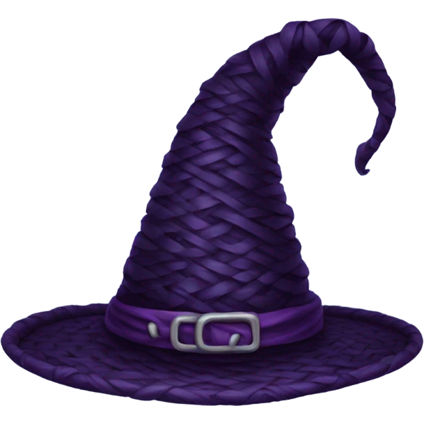 Woven witch hat emoji