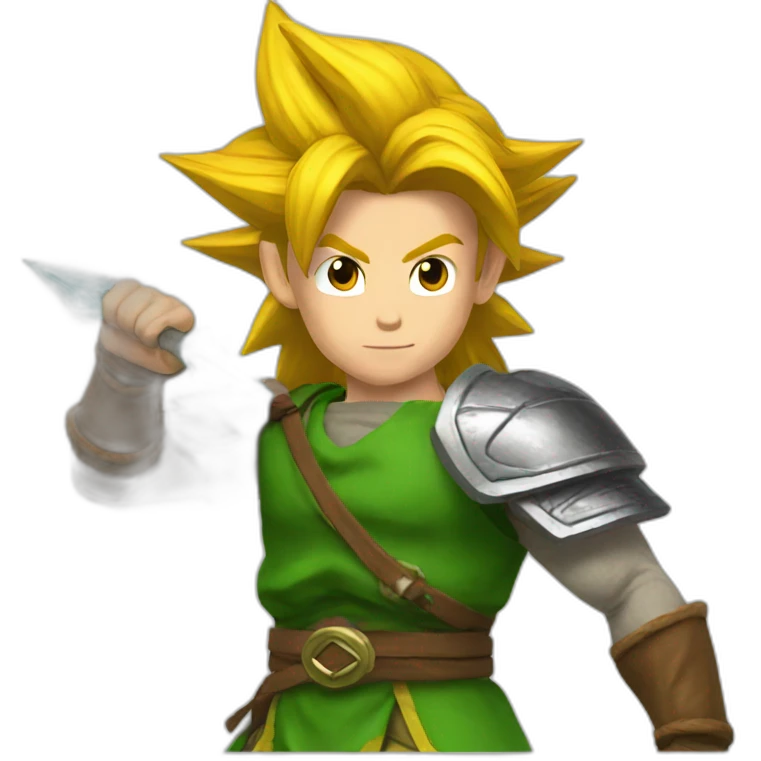 super saiyan link emoji