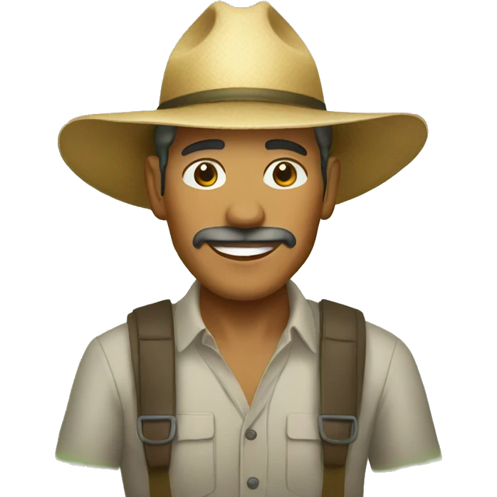A colombian coffee farmer emoji