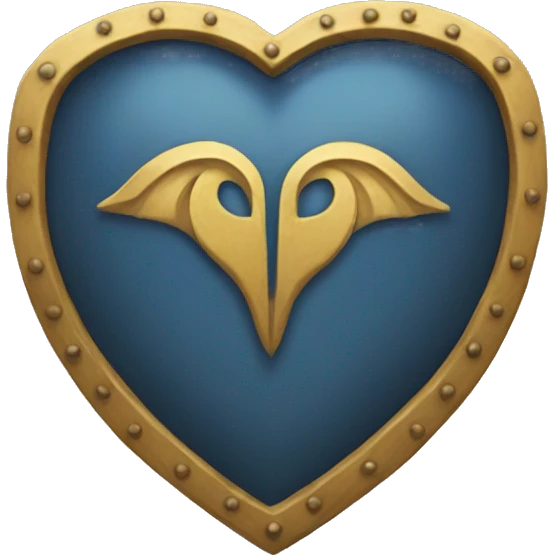 an heart shield emoji