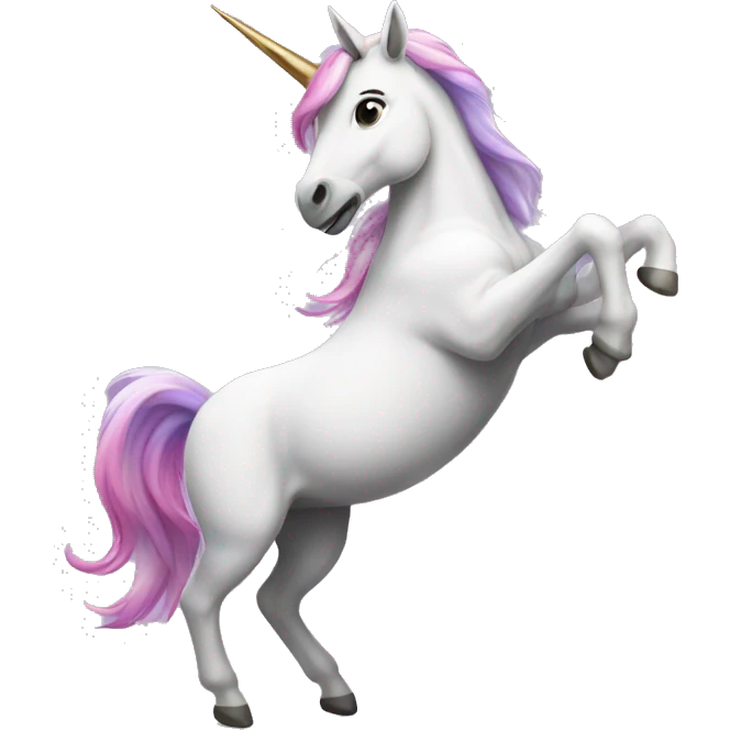Unicorn dancing  emoji