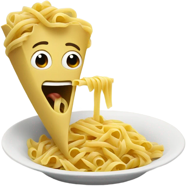 pasta eating pasta emoji
