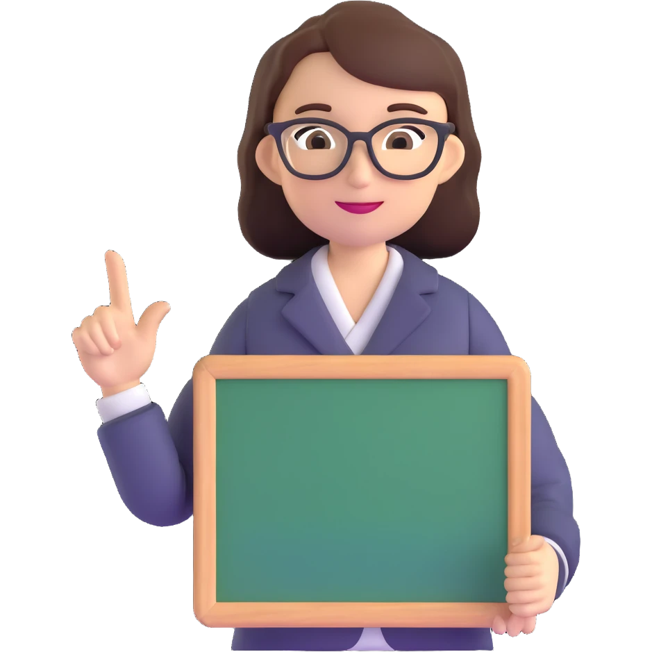 profesora with blackboard emoji