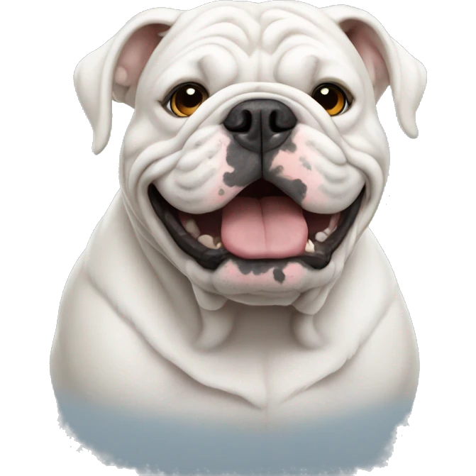 White English Bulldog emoji