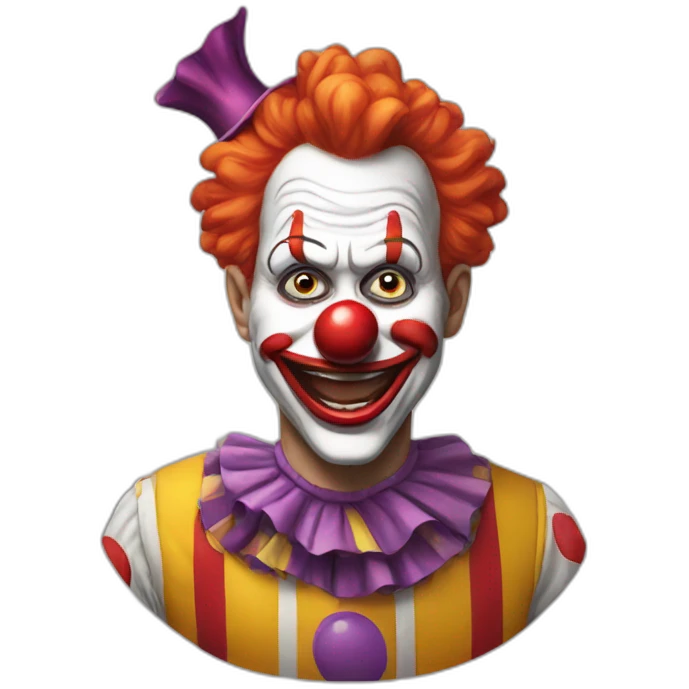 Crazy clown emoji