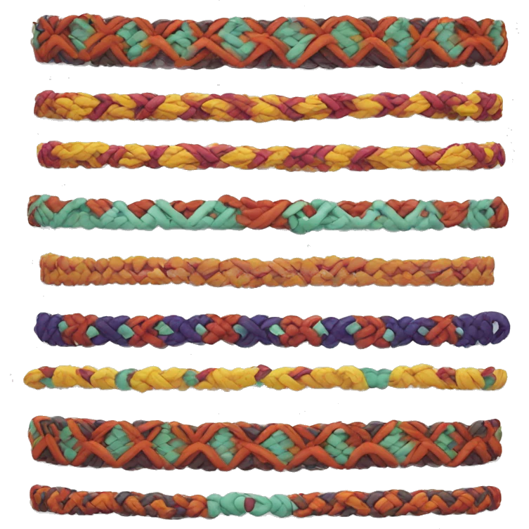 Friendship bracelet emoji