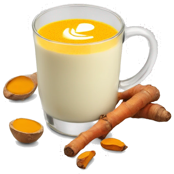 Turmeric milk emoji