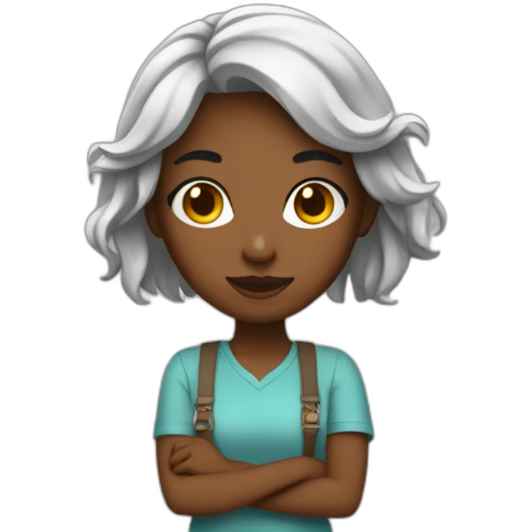 content creator girl emoji