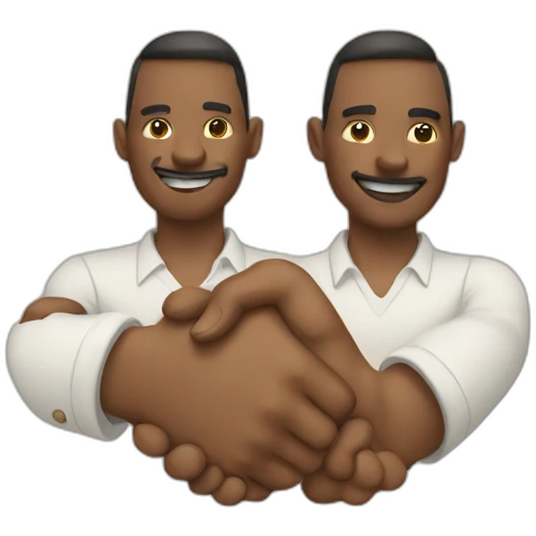 manly handshake emoji