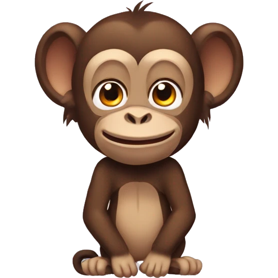 Monkey wearing Mickey Mouse ears emoji