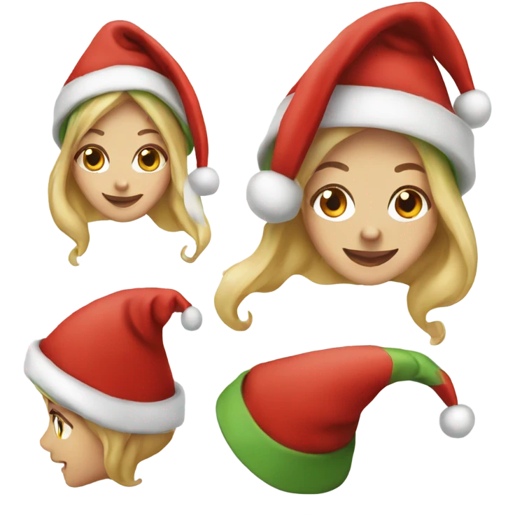 elf female santa hat emoji