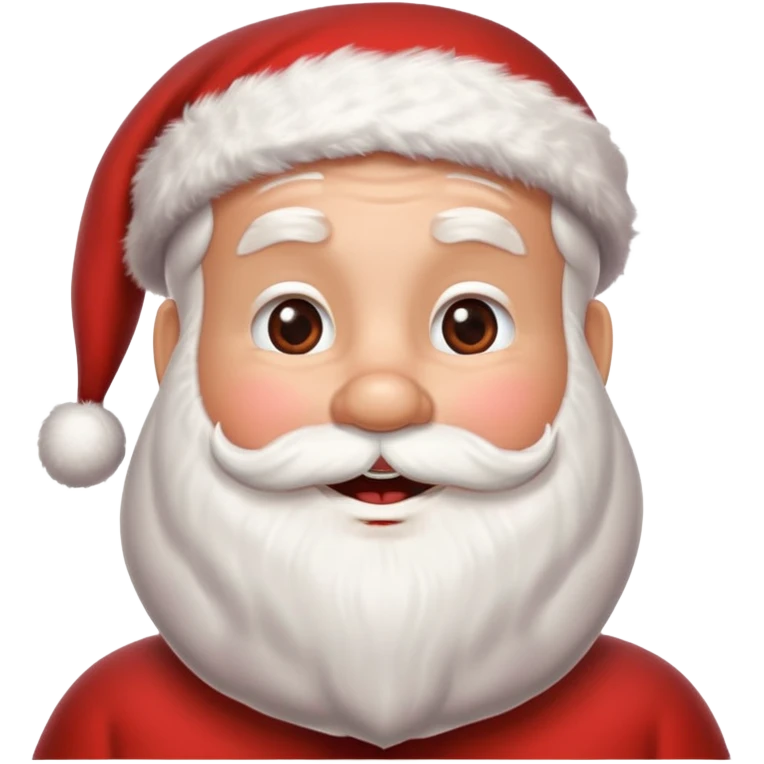 santa Rudolph hello emoji