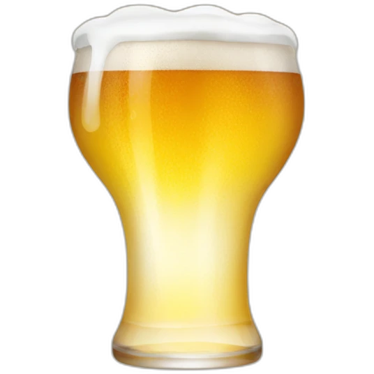 upsidedown beer emoji