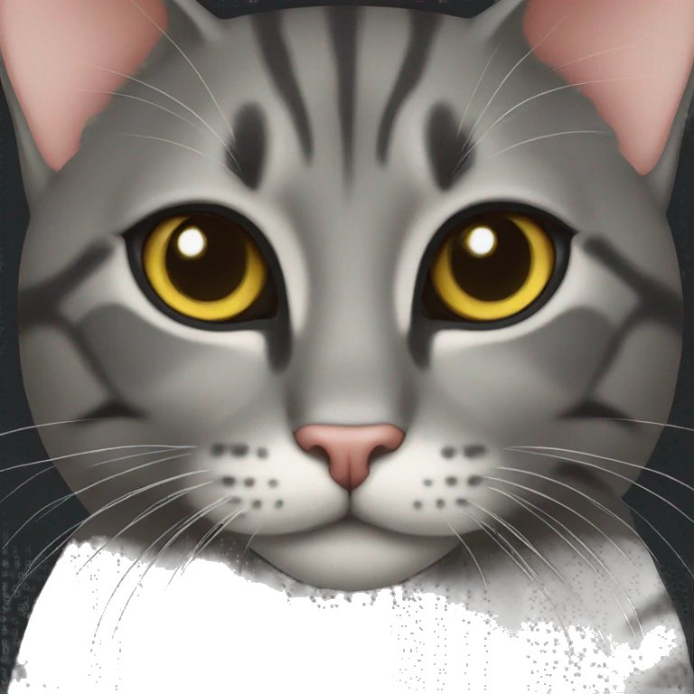 Cat black emoji