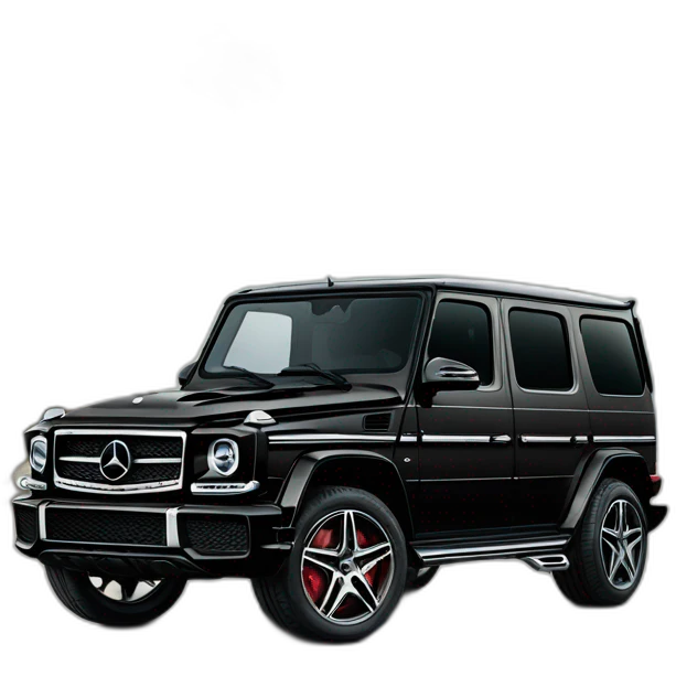 black-mercedes-benz-G-Class-Dubai-palms emoji