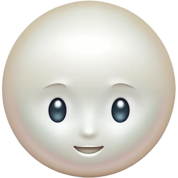 Perlas sin cara emoji
