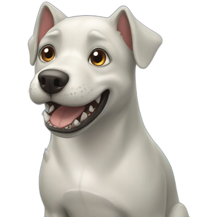 Shark dog emoji